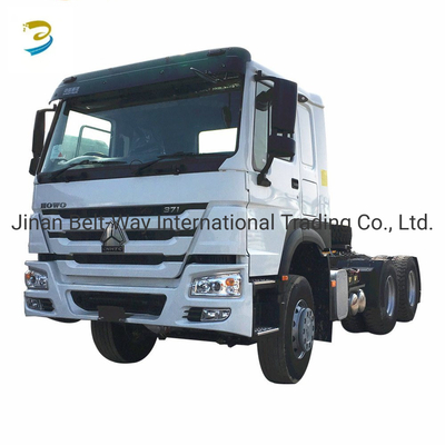 Χρησιμοποιούμενο ρυμουλκούμενο Sinotruk HOWO 6X4 371-450HP Τρακτικό φορτηγό με πιστοποίηση ελαστικών ISO