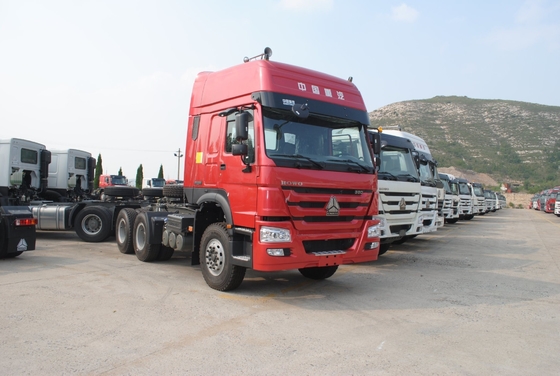 Ασφαλείς πληρωμές Sinotruk HOWO 6X4 τρακτέρ φορτηγό 371HP/420HP βαρέα κινεζικά φορτηγά