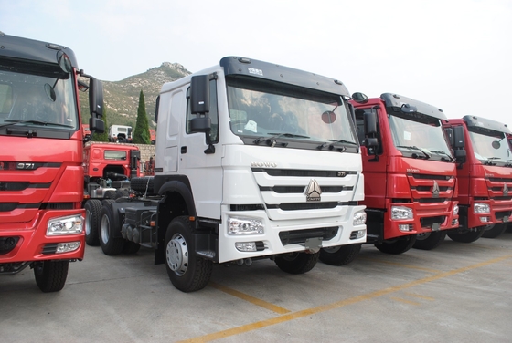 Ασφαλείς πληρωμές Sinotruk HOWO 6X4 τρακτέρ φορτηγό 371HP/420HP βαρέα κινεζικά φορτηγά