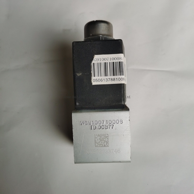 Wg9100710008 Αριθμός τμήματος 100% δοκιμασμένο πρότυπο Sinotruk HOWO Σολενοειδής βαλβίδα διπλή πρίζα