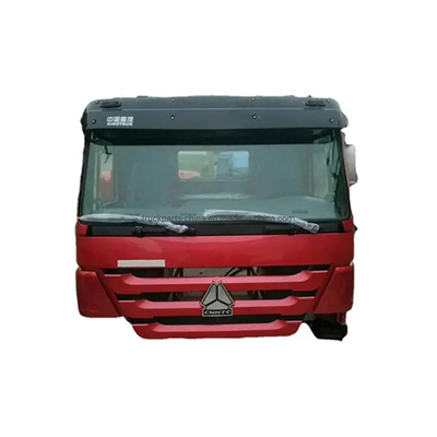 Hw76 Sinotruk HOWO φορτηγό κόκκινη καμπίνα ανταλλακτικά φορτηγό απορριμμάτων 250.00cm * 198.00cm * 235.00cm