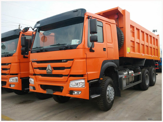 25 τόνων Sinotruk HOWO Dump Truck με 5800*2300*1500 διαστάσεις και χωρητικότητα κινητήρα&gt; 8L