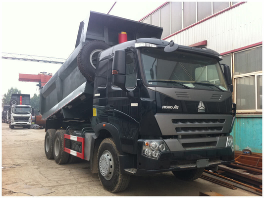 25 τόνων Sinotruk HOWO Dump Truck με 5800*2300*1500 διαστάσεις και χωρητικότητα κινητήρα&gt; 8L
