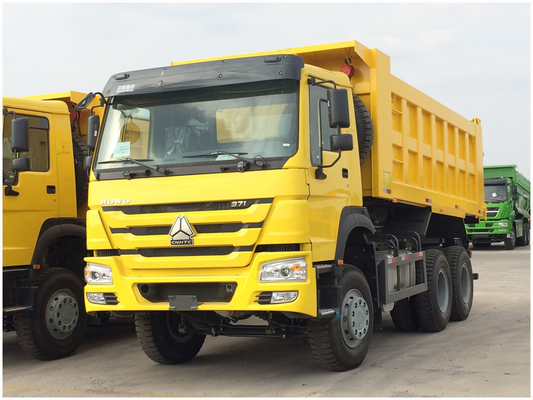 25 τόνων Sinotruk HOWO Dump Truck με 5800*2300*1500 διαστάσεις και χωρητικότητα κινητήρα&gt; 8L