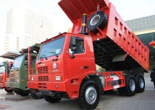 70 τόνων ZZ5707S3640AJ HOWO Βρυξευτικό φορτηγό μετρητών με χειροκίνητο κιβώτιο μετάδοσης