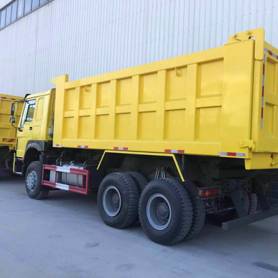 Χωρίς σωλήνες ελαστικά και HOWO 6X4 30 τόνων Χρησιμοποιημένο δομικό φορτηγό σκουπιδιών για το όφελος σας