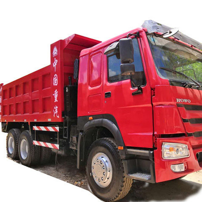 Χωρίς σωλήνες ελαστικά και HOWO 6X4 30 τόνων Χρησιμοποιημένο δομικό φορτηγό σκουπιδιών για το όφελος σας
