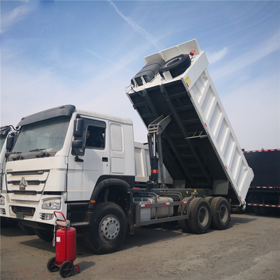 6X4 Shacman και HOWO Dump Truck 10 τροχούς μεταχειρισμένο φορτηγό με διαμόρφωση