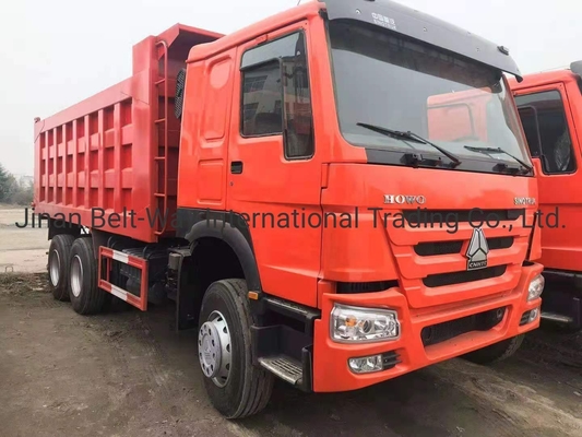 6κύλινδρος κινητήρας 375HP βαρύ φορτίο Dump Dump Tipper HOWO φορτηγό Μηχανήματα κατασκευής