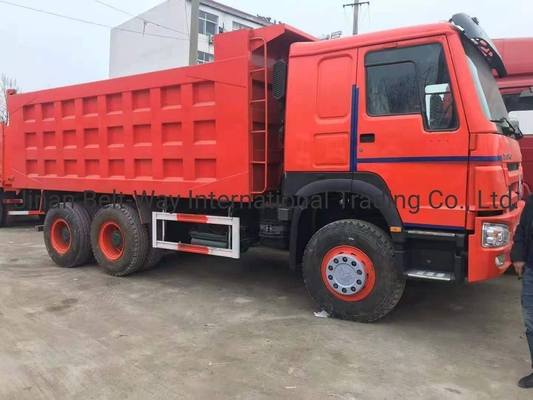 6κύλινδρος κινητήρας 375HP βαρύ φορτίο Dump Dump Tipper HOWO φορτηγό Μηχανήματα κατασκευής
