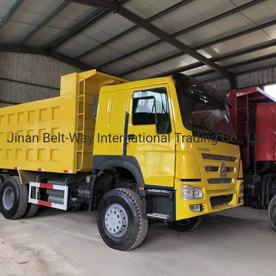 6κύλινδρος κινητήρας 375HP βαρύ φορτίο Dump Dump Tipper HOWO φορτηγό Μηχανήματα κατασκευής