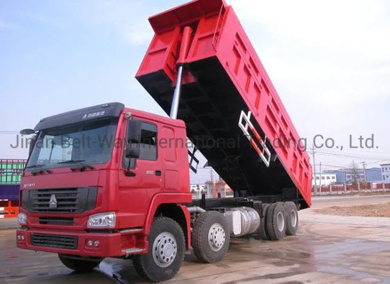 351-450hp HOWO 6X4 16 20 κυβικό μέτρο 10 τροχών φορτηγό με ελαστικό χωρίς σωλήνα