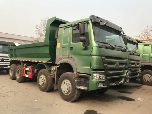 Πιστοποιημένο ISO 12 τροχών LHD Sinotruk HOWO 8X4 RC Truck Tipper 60ton Dump Truck Dumper