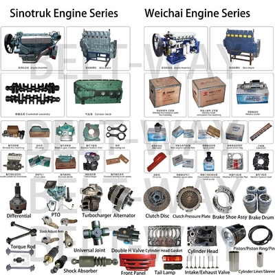 Μέρη συστήματος διεύθυνσης για το Weichai Wd12 Marine Engine Part Piston σε μαύρο